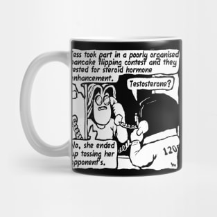 TESTOSTERONE? (white or dark) Mug